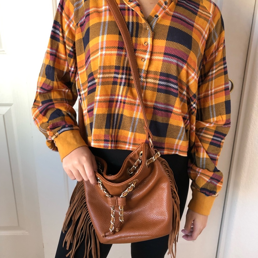♡BROWN BOHO BAG♡